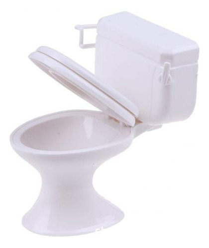 5 Muebles De Casa De Muñecas Blanca Modelo De Baño De