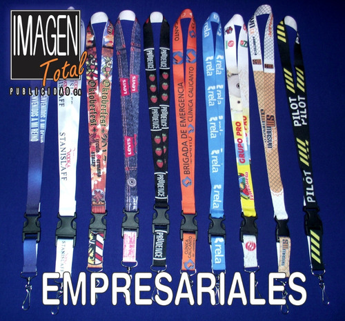 Imagen 7 de 9 de Cinta Estampada Personalizada Portacarnet Por 5 P.