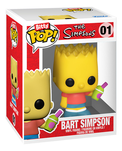 Funko Bitty Pop Town The Simpsons Bart And Kwik-e-mart (Usado)