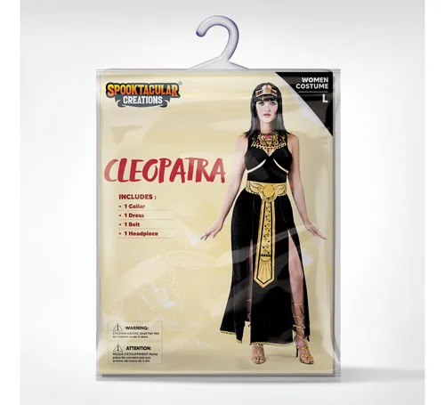 Conjunto De Disfraz De Cleopatra Para Mujer, Con Collar,