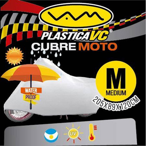 Cubre Moto (waterproof) 205x89x120 C/bolso V.c. 987