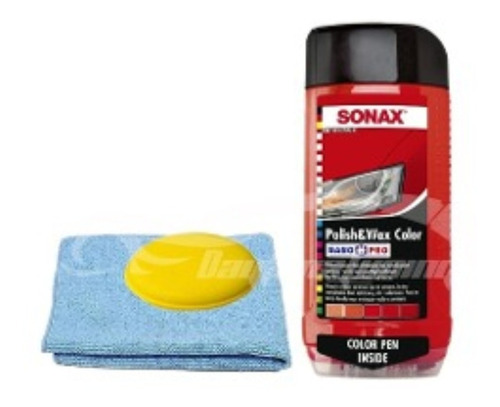 Sonax Polish,wax P/ Color, Gris,rojo,negro,blanco,microfibra