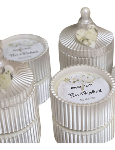  Velas Aromáticas Decorativas Recordatorios Docena