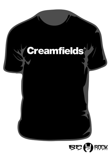 Remera Estampada Creamfields Vinilo Importado