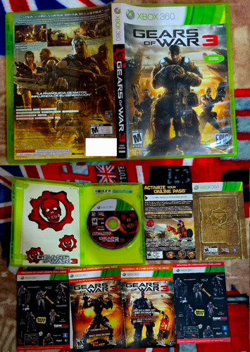 Pack5juegos Xbox360/one Gears Of War + Autógrafo'rodferguson (Usado)