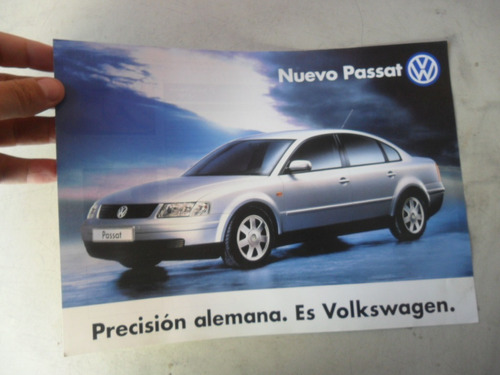 Folleto Publicitario Vw Passat Nuevo 1998 No Es Manual