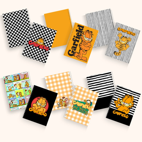 Pdf Planners + Cuadernos Garfield (archivos Digitales)