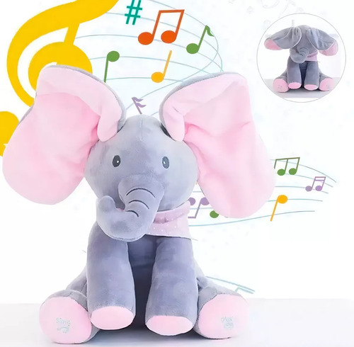 Elefante Peek A Boo Interactivo Para Bebes