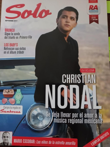 Christian Nodal, Bronco, Los Baby's En Revista Solo Sanborns