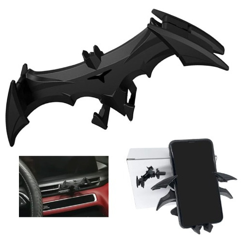 Soporte Celular Para Coche Forma Batman Bloqueo De Gravedad