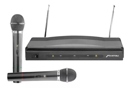 Sistema De 2 Micrófonos Inalámbricos Vhf, Mic-288