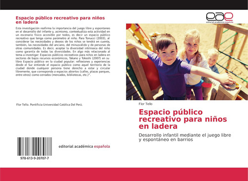 Libro: Espacio Público Recreativo Para Niños En Ladera: Desa