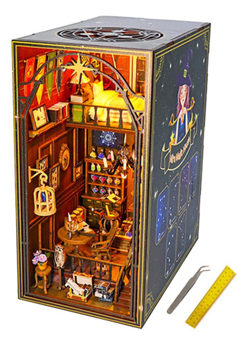 Diy Bookend Kits Em Miniatura Casa De Bonecas Estante Em