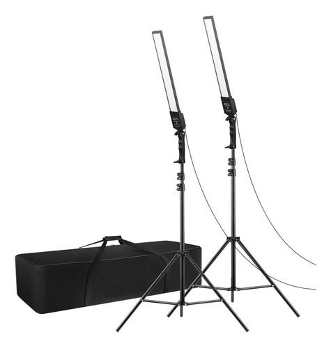 Kit De Iluminação Led Para Estúdio Fotográfico Profissional