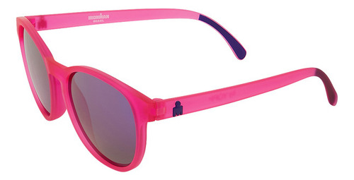 Óculos De Sol Yopp Polarizado Uv400 Ironman Brasil Imr05 Armação Rosa-chiclete Lente Violeta