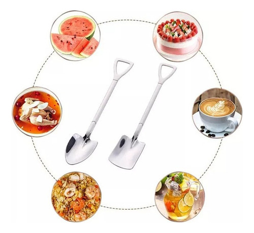 Juego De 10 Cucharas Cafetera Acero Inoxidable