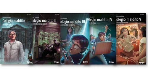 ** Saga Colegio Maldito 5 Libros ** Gabriel Korenfeld Terror