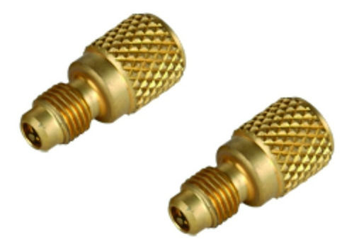 Adaptador De Bronce Refrigeracion 1/4 Fh A 5/16 Fm