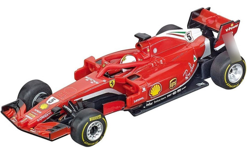Carrera 64127 Ferrari Sf71h S. Vettel #5 Go!!! Vehículo De C