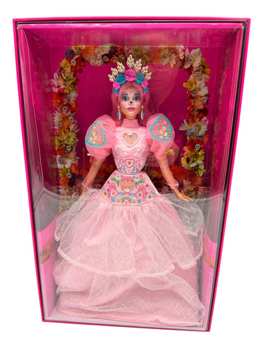 Mattel Barbie Pink Magnolia Día De Muertos 2023 Premium