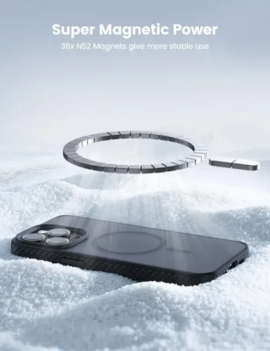 Capa Magnética Lamicall Para iPhone 15 Pro Max Magsafe