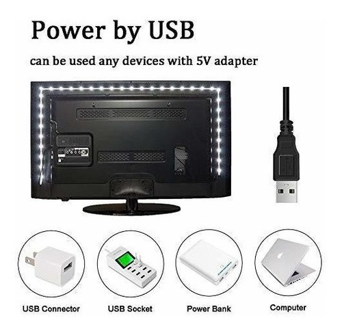 Led Tira Luces 656ft Para 4060in Tv Usb Backlight