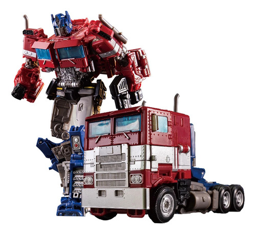 Action Figure Optimus Prime Boneco Transformers Vira Robo