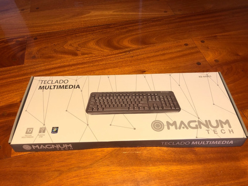 Teclado Magnum Tech Con Teclas Multimedia 