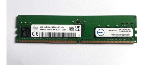 Memória Dell 32gb Ddr4 3200mhz 2rx8 Ecc Reg (snphtpj7c/32g)