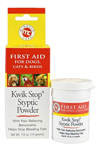 Miracle Care Kwik Stop Styptic Powder 05 Oz