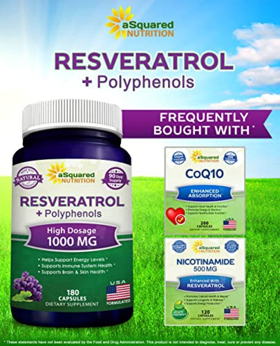 Trans Resveratrol Con Polifenoles Extra Fuerte 180 Capsulas