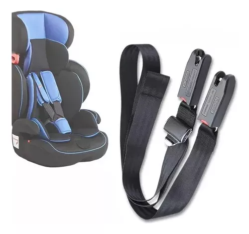  Kit de fijación universal para coche, anclaje de asiento de  coche para el sistema ISOFIX : Bebés