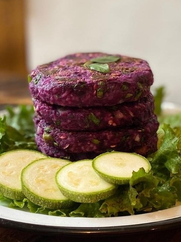 Imagen 1 de 9 de Hamburguesa Vegana Pq.3pz.veggie.house.