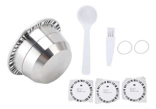 Cápsula De Café Recargable De Acero Inoxidable Reutilizable