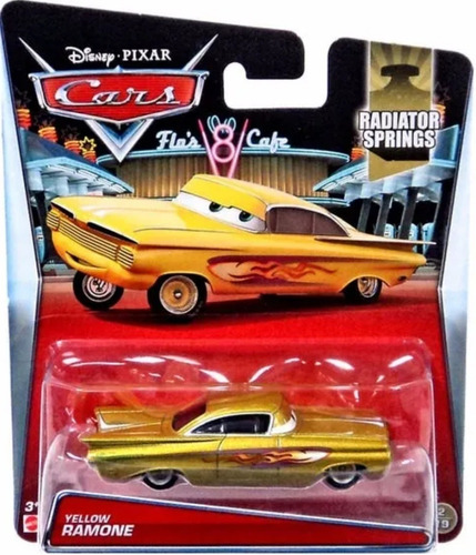 Miniatura Carrinho Yellow Ramone - Disney Cars