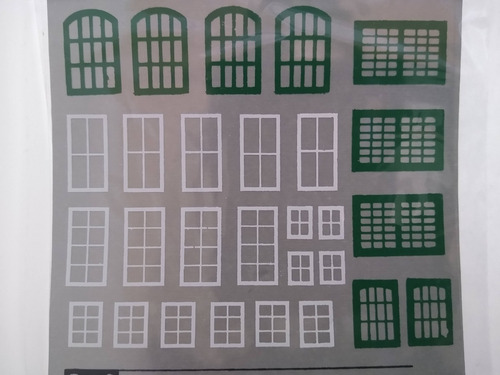 Imagen 4 de 5 de Nico Blister C/ Ventanas En Acetato V.s Modelos H0 (tma 89)