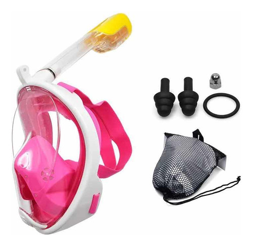 Mascara Snorkel Full Face Antiniebla Con Soporte Go Pro