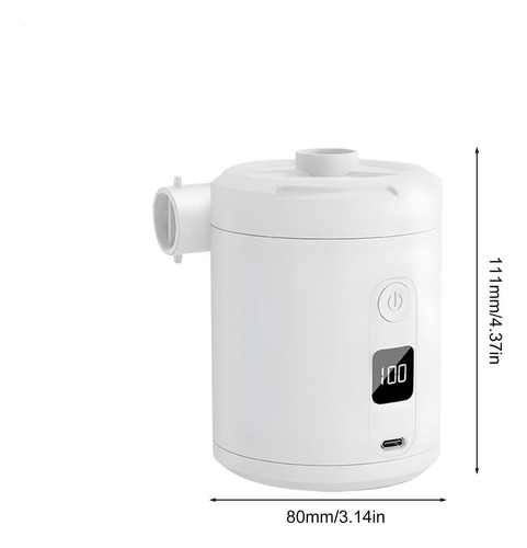 Mini Bomba De Aire Portátil Compresor Compacto Eléctrico Con