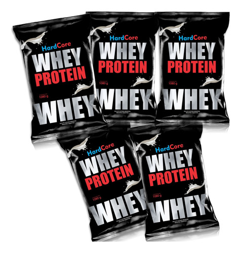 5 Kg De Whey Protein Proteína Hardcore Gold Quality