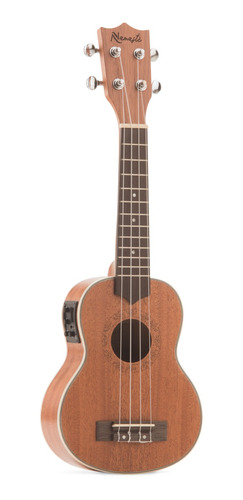 Ukulele Soprano Elétrico Afinador Abaolado Nu21mgqe Namastê