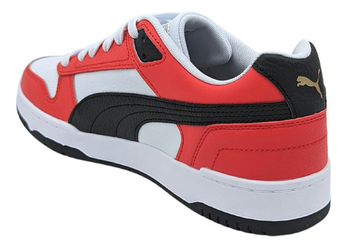 Tenis Puma Rbd Game Low Hombre Blanco Rojo Original 38637320