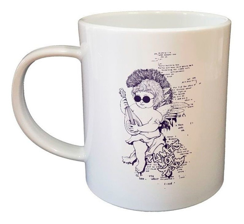 Taza De Plastico Punks Not Dead Angel Bebe Cupido Tocando