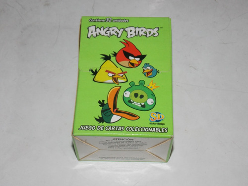 Juego De 69 Cartas Coleccionables Angry Bird - Caja Verde