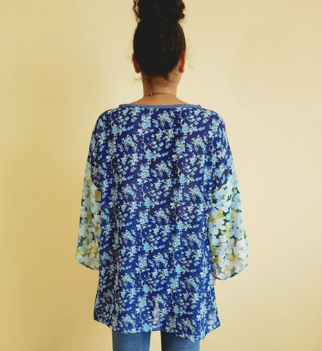Imagem 5 de 5 de Blusa Bata Feminina Tecido Leonora
