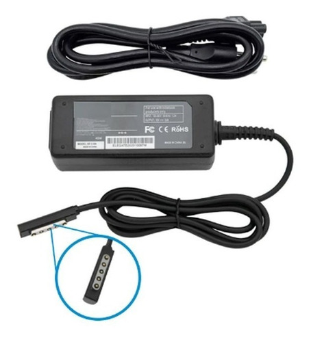 Cargador Compatible Con Microsoft Surface Pro 1 Y 2 12v 3.6a