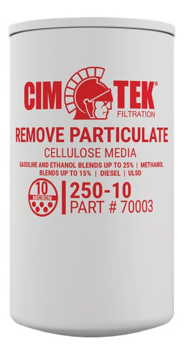 Cim-tek Filtro Combustible Particula