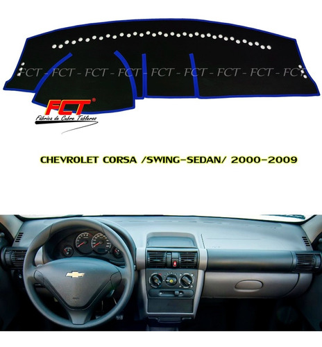 Cubre Tablero Chevrolet Corsa 2005 2006 2007 2008 2009 Fct®
