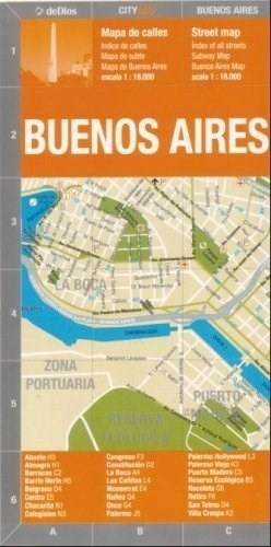 Libro Buenos Aires  City Map   2 Ed De Julian De Dios