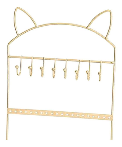 Imagen 6 de 7 de Organizador Colgante Mesa Porta Collares 3 Oro