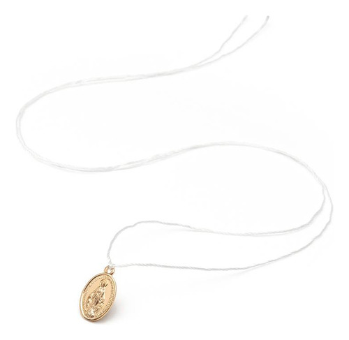 Colar Novena Da Medalha Milagrosa Dourado